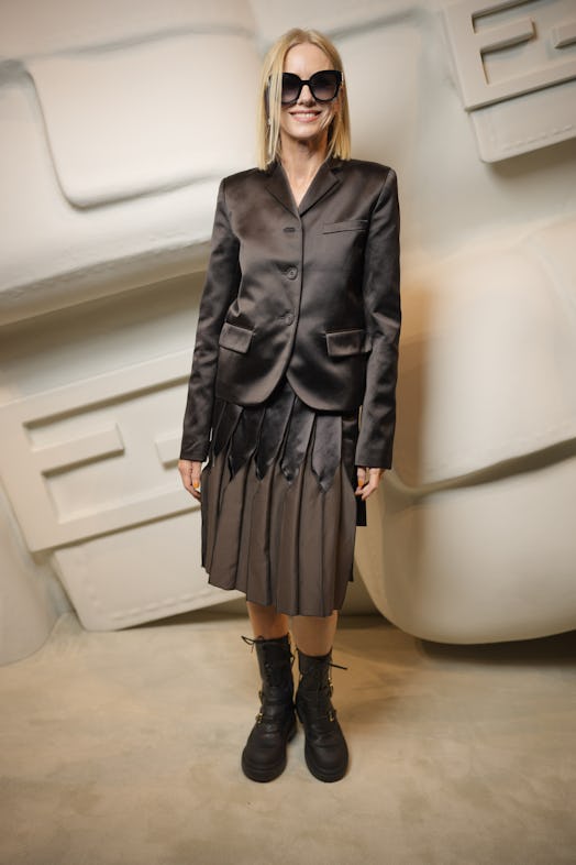 Naomi Watts at the Fendi Spring 2024 Ready To Wear Fashion Show on September 20, 2023 in Milan, Ital...