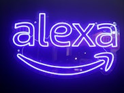 PARIS, FRANCE - JUNE 14: The Alexa logo, the smart personal assistant developed by Amazon.com's Lab1...