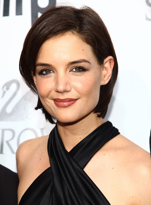 Katie Holmes bob haircut 2009