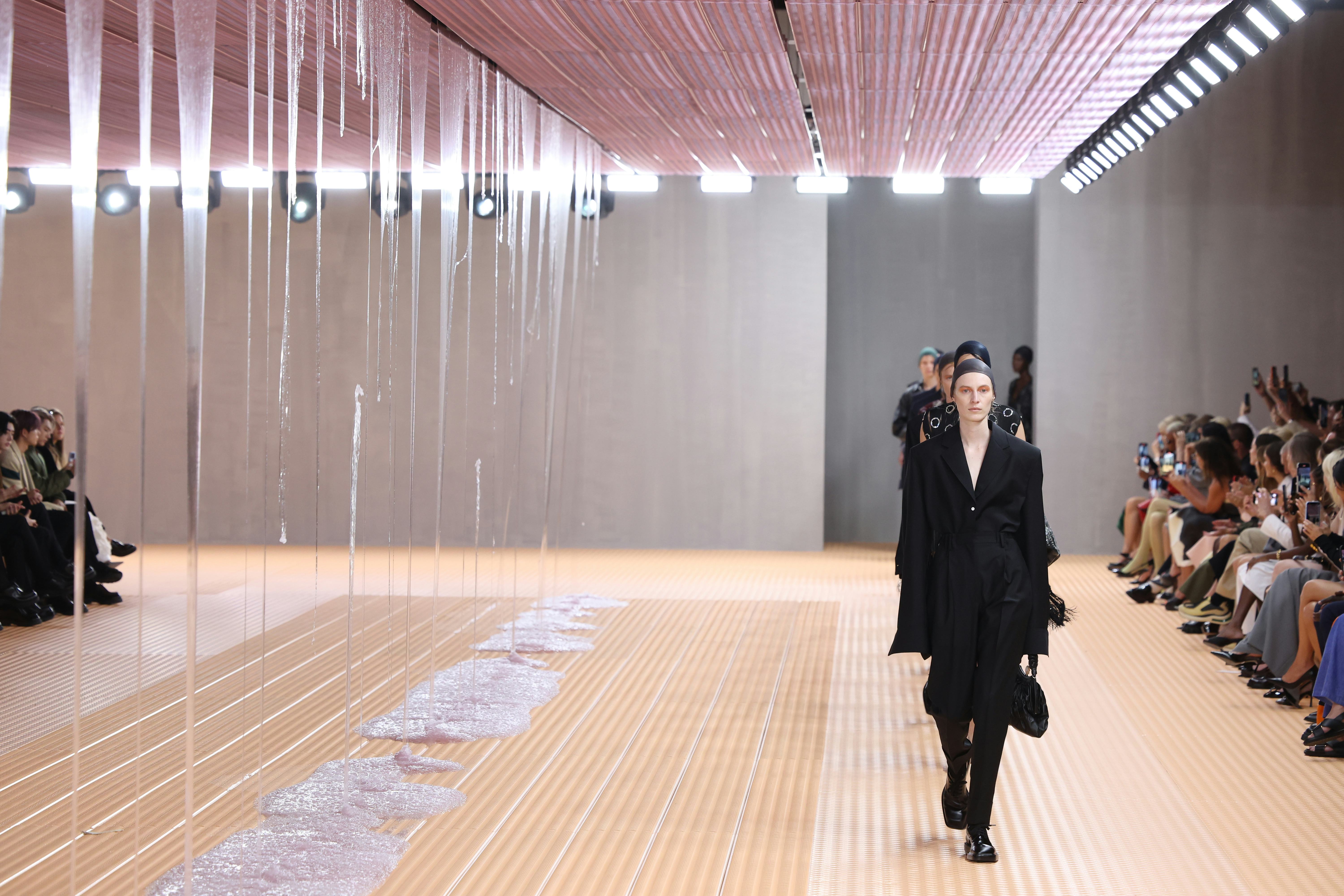 Model walk the runway at the Prada fashion show during Milan Fashion Week Womenswear Spring/Summer 2&hellip;