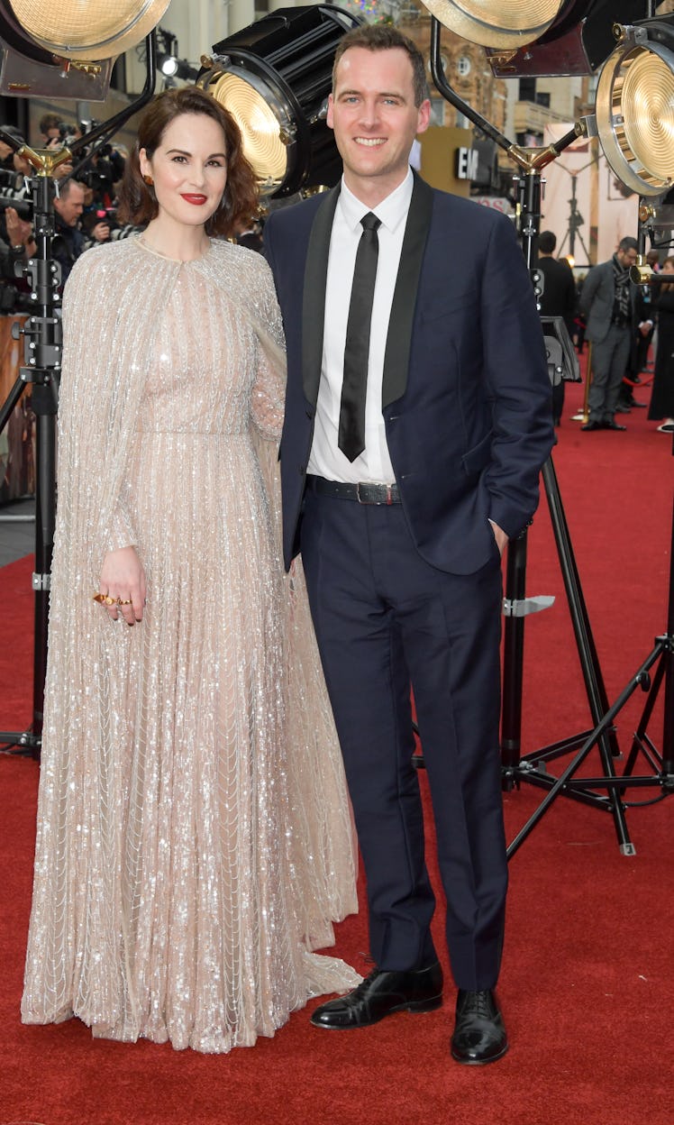 Michelle Dockery and Jasper Waller-Bridge attend the World Premiere of "Downton Abbey: A New Era"