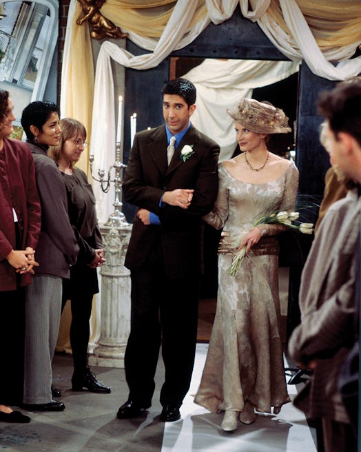FRIENDS – “The One with the Lesbian Wedding” Episode 11 – Pictured: (l-r) David Schwimmer as Ross …