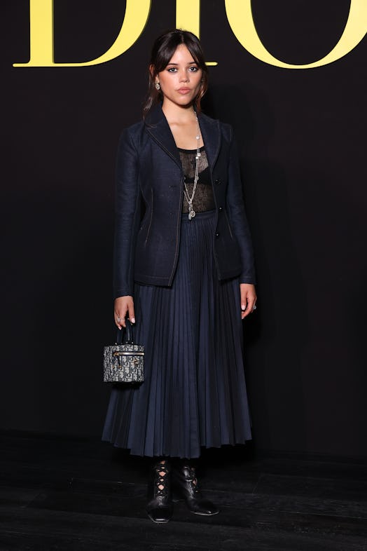 Jenna Ortega attends the Christian Dior Womenswear Spring/Summer 2024 show as part of Paris Fashion ...