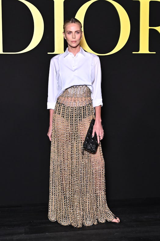 Charlize Theron attends the Christian Dior Womenswear Spring/Summer 2024 show 