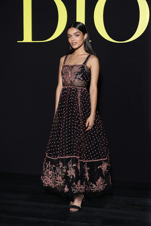 Rachel Zegler attends the Christian Dior Womenswear Spring/Summer 2024 show as part of Paris Fashion...
