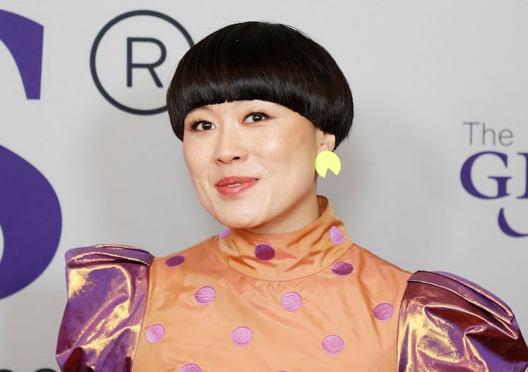 US comedian Atsuko Okatsuka arrives for the 48th annual Gracie Awards at the Four Seasons Beverly Wi...