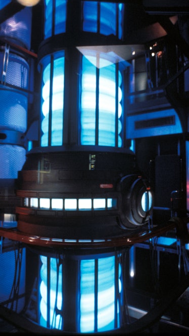View of the 'Warp Core,' the engine of the USS Enterprise, in a scene from an episode of the televis...