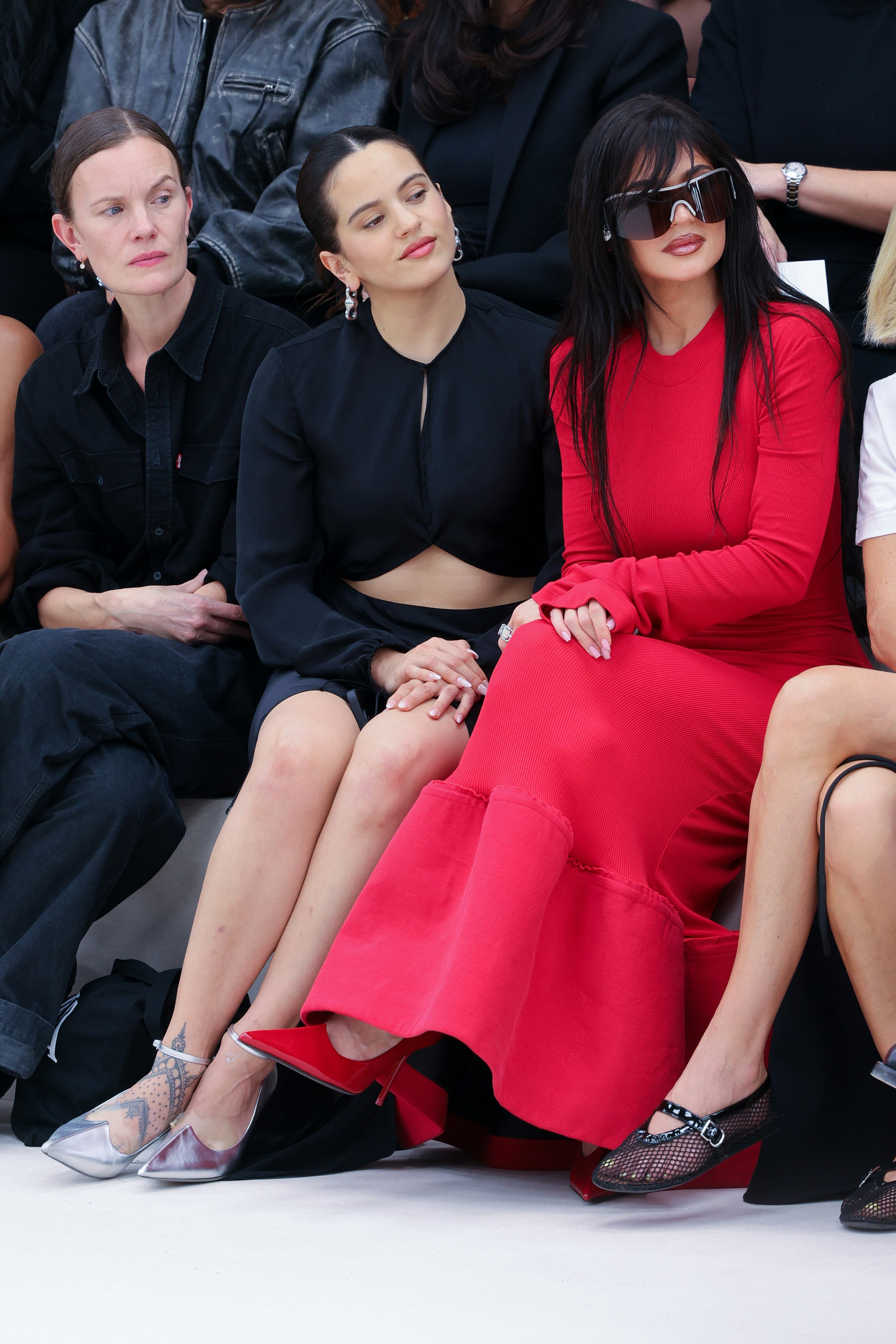 Kylie Jenner&rsquo;s long bangs at Acne Studios Spring/Summer 2024 during Paris Fashion Week on September &hellip;