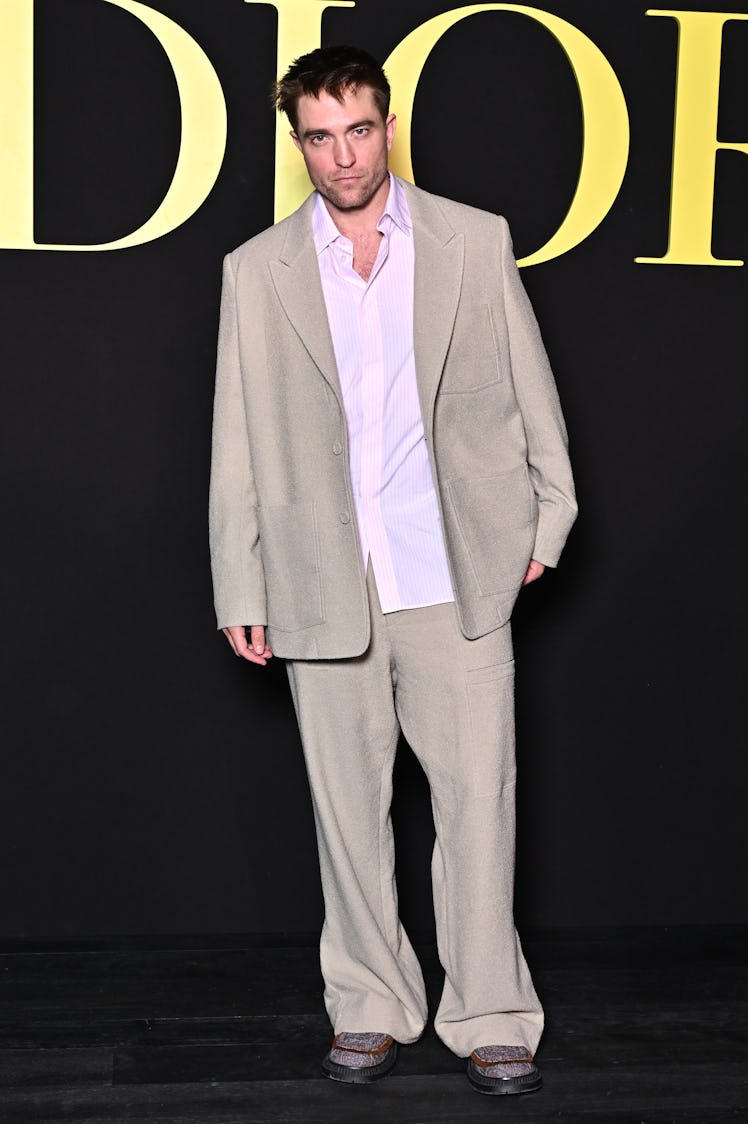 Robert Pattinson attends the Christian Dior Womenswear Spring/Summer 2024 show