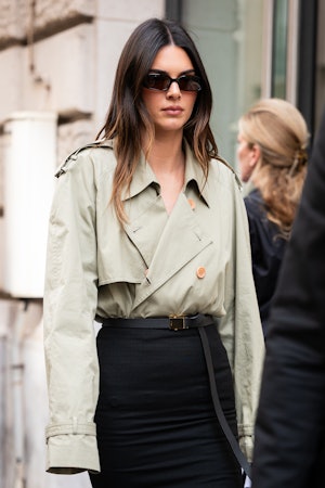 Only Kendall Jenner Could Pull Off Wearing a Trench Coat As a Minidress