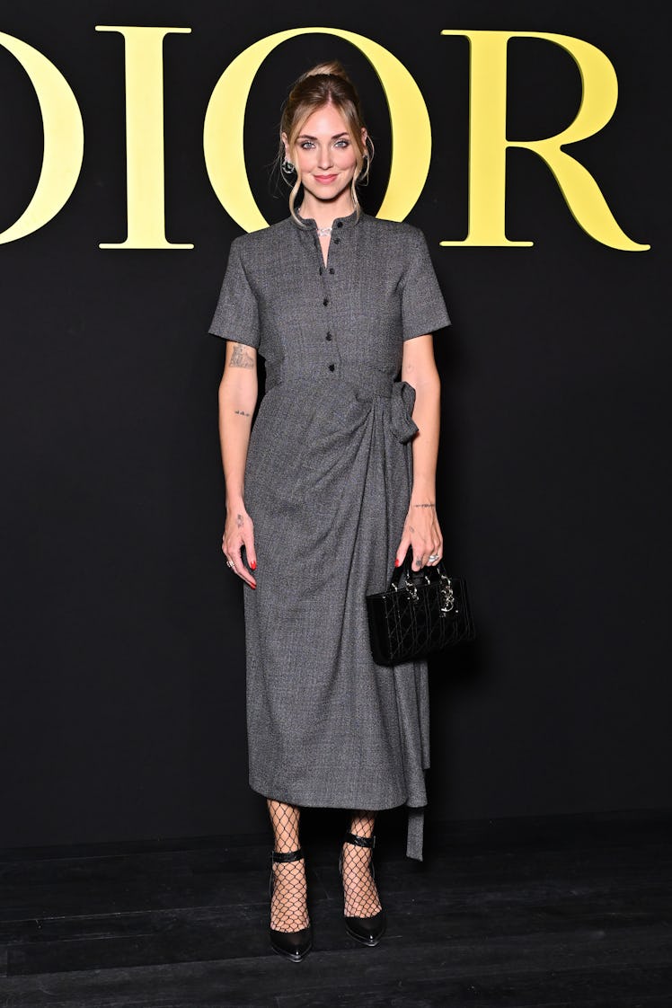 Chiara Ferragni attends the Christian Dior Womenswear Spring/Summer 2024 show