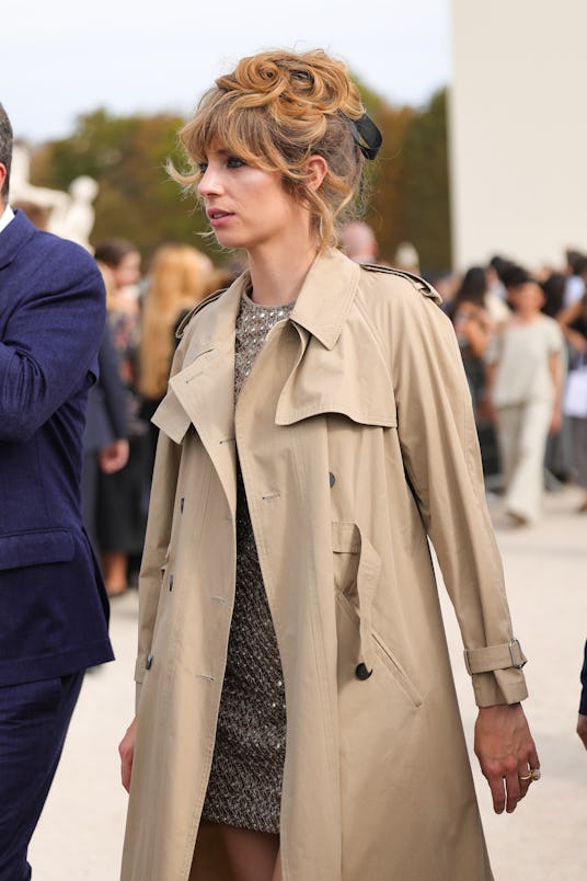 PARIS, FRANCE - SEPTEMBER 26: Maya Hawke attends the Christian Dior Womenswear Spring/Summer 2024 sh...