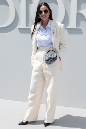 Demi Moore attends the Dior Homme Menswear Spring/Summer 2024 show. 