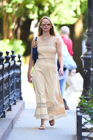 Jennifer Lawrence is seen out and about in Manhattan on July 27, 2022. 