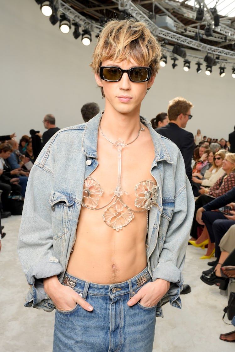 Troye Sivan at Rabanne Ready To Wear Spring 2024