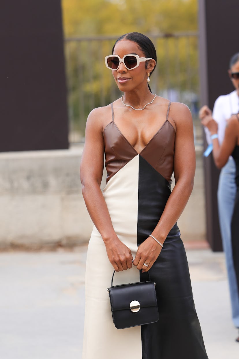 Kelly Rowland attends the Chloé Womenswear Spring/Summer 2024 show as part of Paris Fashion Week on...