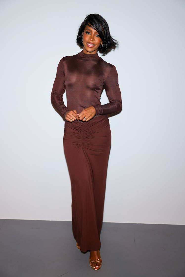 Kelly Rowland attends the Christopher Esber Womenswear Spring/Summer 2024 show