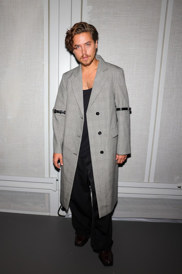 Cole Sprouse attends the Coperni Womenswear Spring/Summer 2024 show 