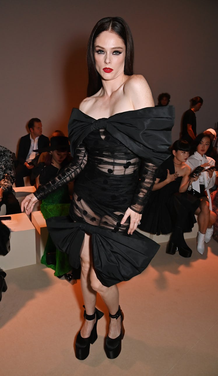 Coco Rocha attends the Nina Ricci Womenswear Spring/Summer 2024 show 