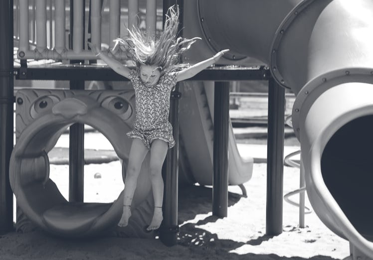 LOS ANGELES, CA -  AUGUST 21, 2023 - Harper Quinn, 6, who attends Mar Vista Elementary School, enjoy...