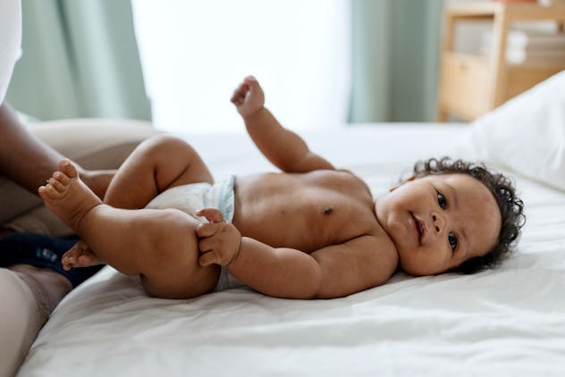 Portrait picture of a beautiful baby boy