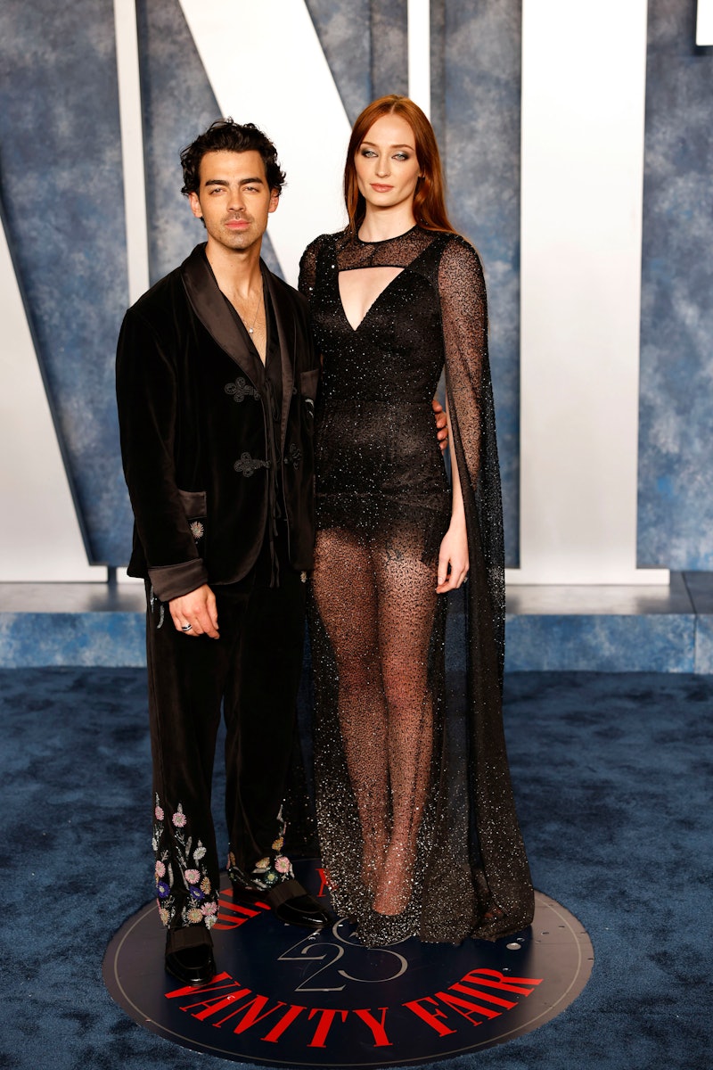 BEVERLY HILLS, CA - MARCH 12: Joe Jonas and Sophie Turner attend 2023 Vanity Fair Oscar Party hosted...