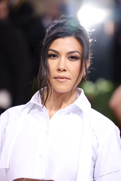 NEW YORK, NEW YORK - MAY 02: Kourtney Kardashian attends The 2022 Met Gala Celebrating "In America: ...
