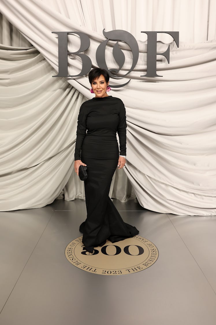 Kris Jenner attends the #BoF500 Gala during Paris Fashion Week 