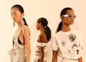 low ponytails paris fashion week spring/summer 2024 beauty trend 