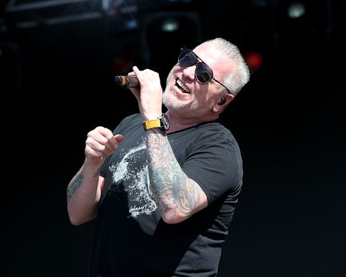 DEL MAR, CALIFORNIA - SEPTEMBER 15: Steve Harwell of Smash Mouth performs in concert on the first da...