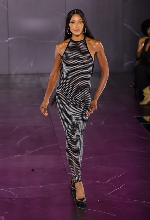 Naomi Campbell during PrettyLittleThing x Naomi Campbell - Runway at Cipriani 25 Broadway on Septemb...