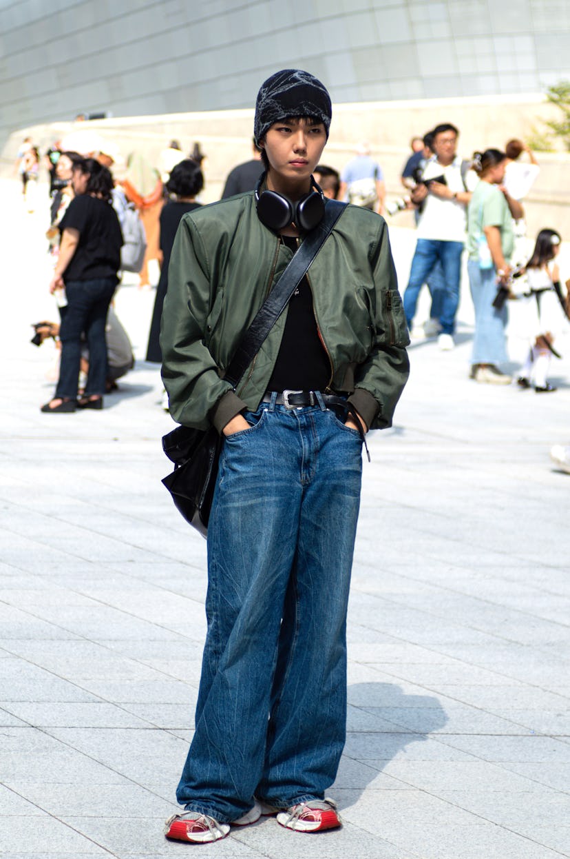 SEOUL, SOUTH KOREA - SEPTEMBER 05: Min Hwiwan at Seoul Fashion Week S/S 2024 on September 05, 2023 i...