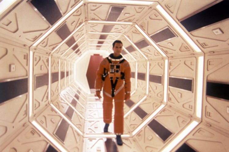 American actor Gary Lockwood on the set of 2001: A Space Odyssey, written and directed by Stanley Ku...