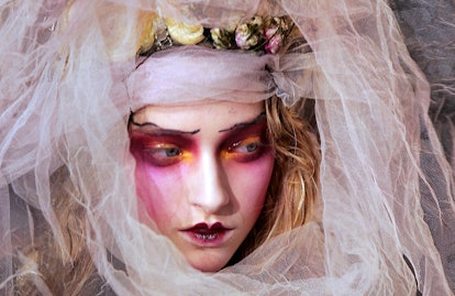  John Galliano Autumn/Winter 2007/2008 ready-to-wear show is one of Pat McGrath's iconic makeup mome...