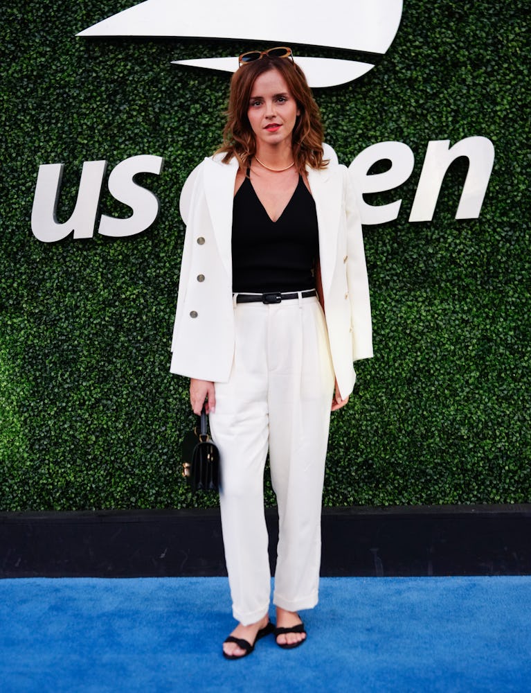 Emma Watson is seen at the 2023 US Open Tennis Championships on September 05, 2023 in New York City.