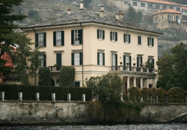 View of George Clooney's Italian house, Villa Oleandra, situated on Lake Como's south-western shores...