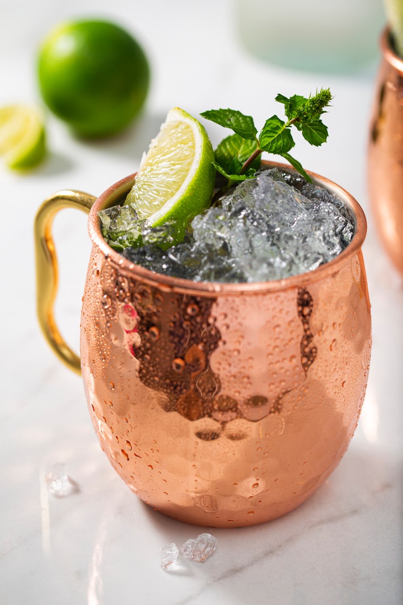 Aries' Dry January mocktail of choice is a spicy Moscow Mule.