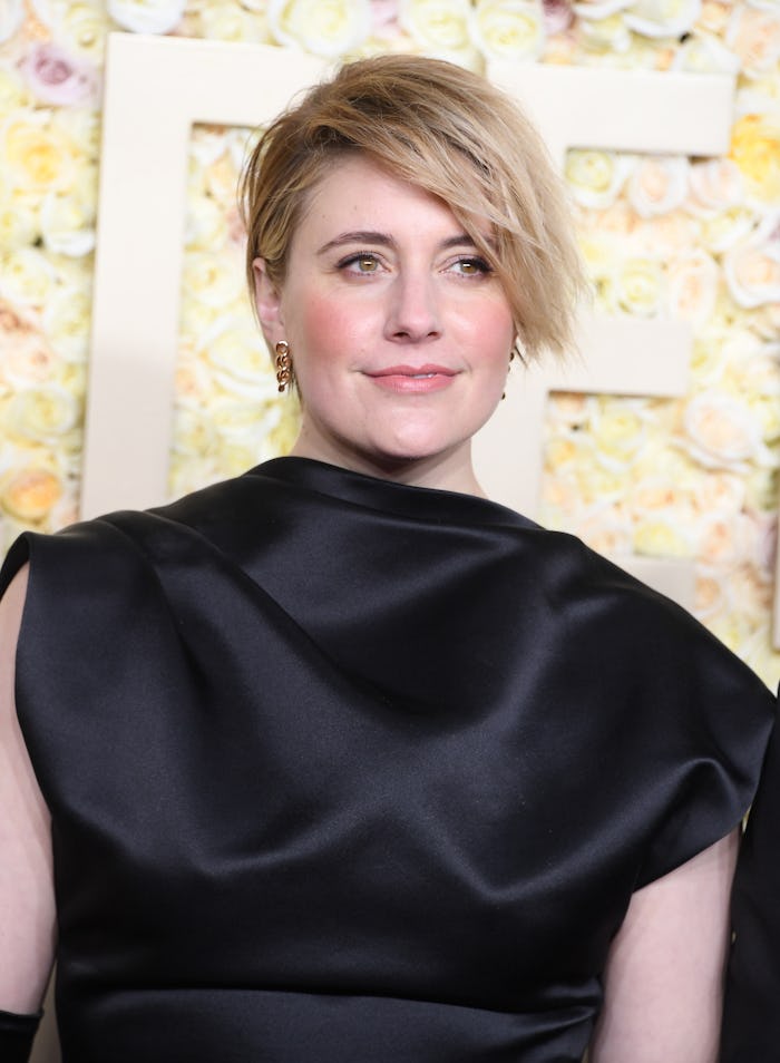 BEVERLY HILLS, CALIFORNIA - JANUARY 07: Greta Gerwig arrives at the 81st Annual Golden Globe Awards ...