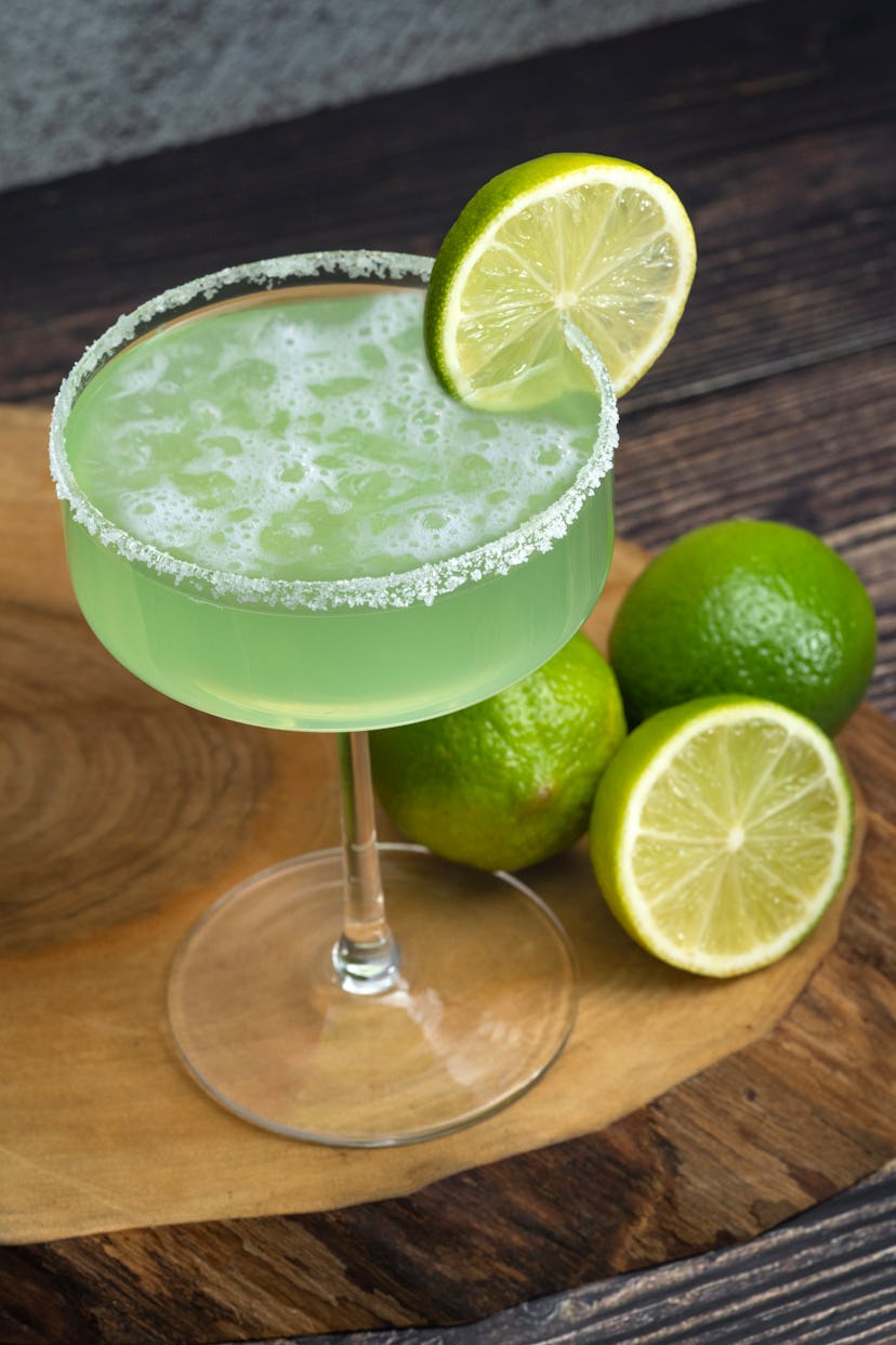 Leo’s Dry January mocktail of choice is a virgin Margarita.