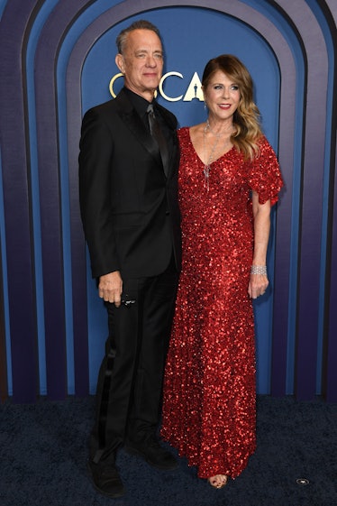 ABD'li aktris Rita Wilson (sağda) ve eşi ABD'li aktör Tom Hanks 