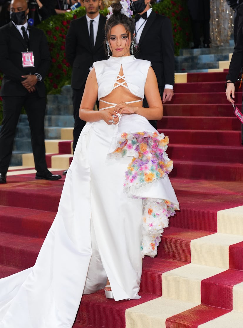 Camila Cabello attends The 2022 Met Gala Celebrating "In America: An Anthology of Fashion." 