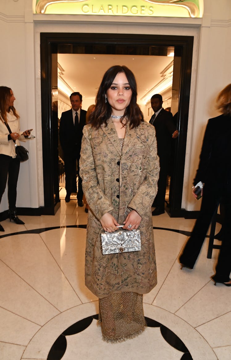 Jenna Ortega attends the Harper's Bazaar Women of the Year Awards 2023 at Claridge's Hotel on Novemb...