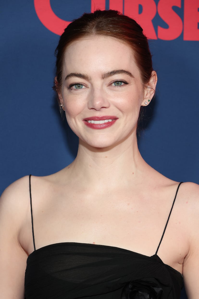 BEVERLY HILLS, CALIFORNIA - JANUARY 08: Emma Stone attends Los Angeles Season Finale Premiere of A24...