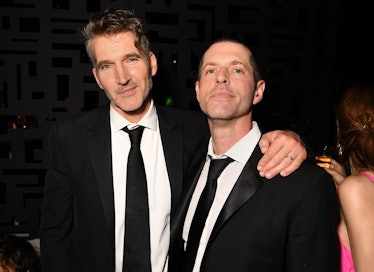 LOS ANGELES, CALIFORNIA - SEPTEMBER 22: (L-R) David Benioff and D.B. Weiss attend HBO's Official 201...