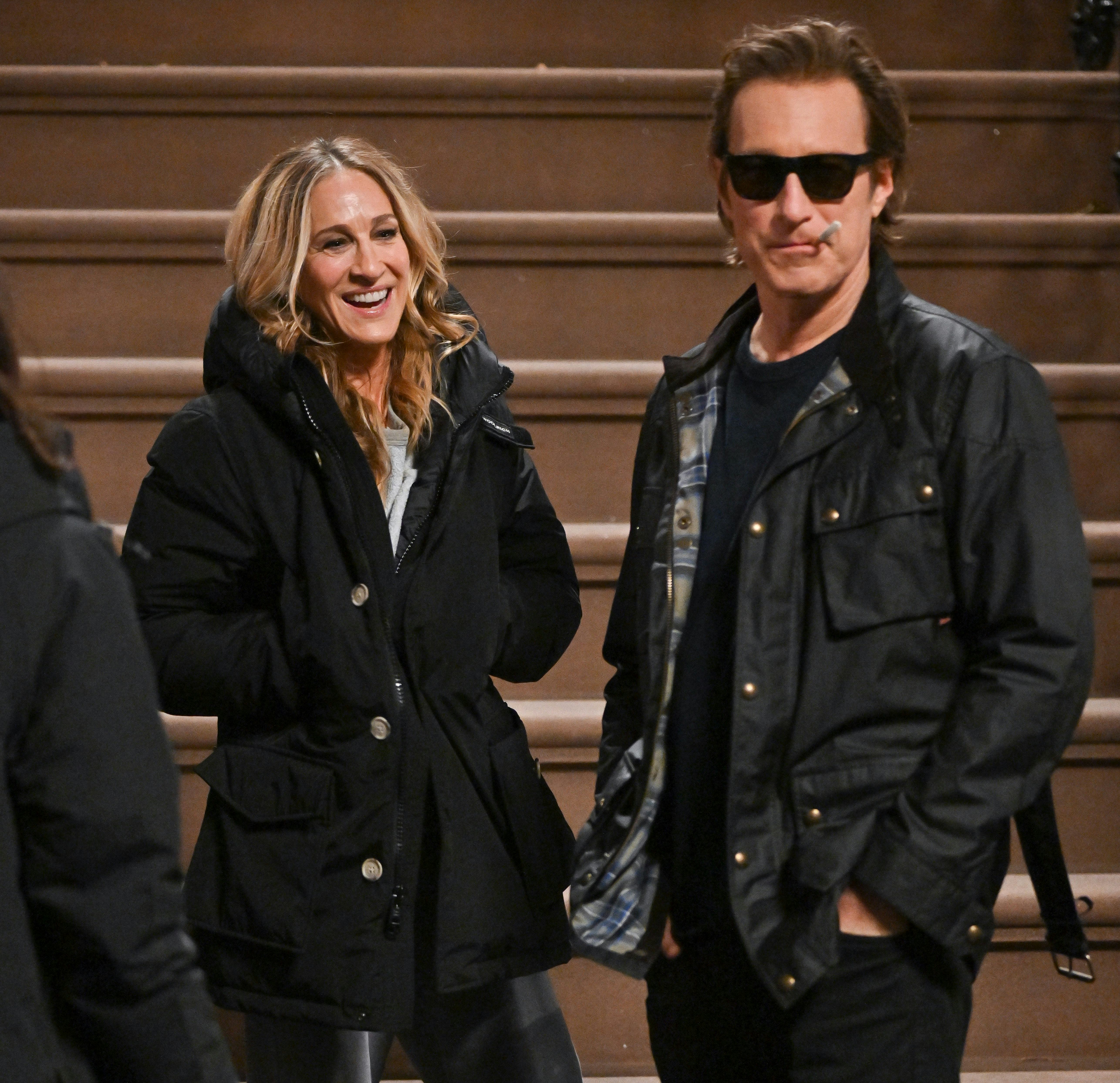 Sarah Jessica Parker and John Corbett.