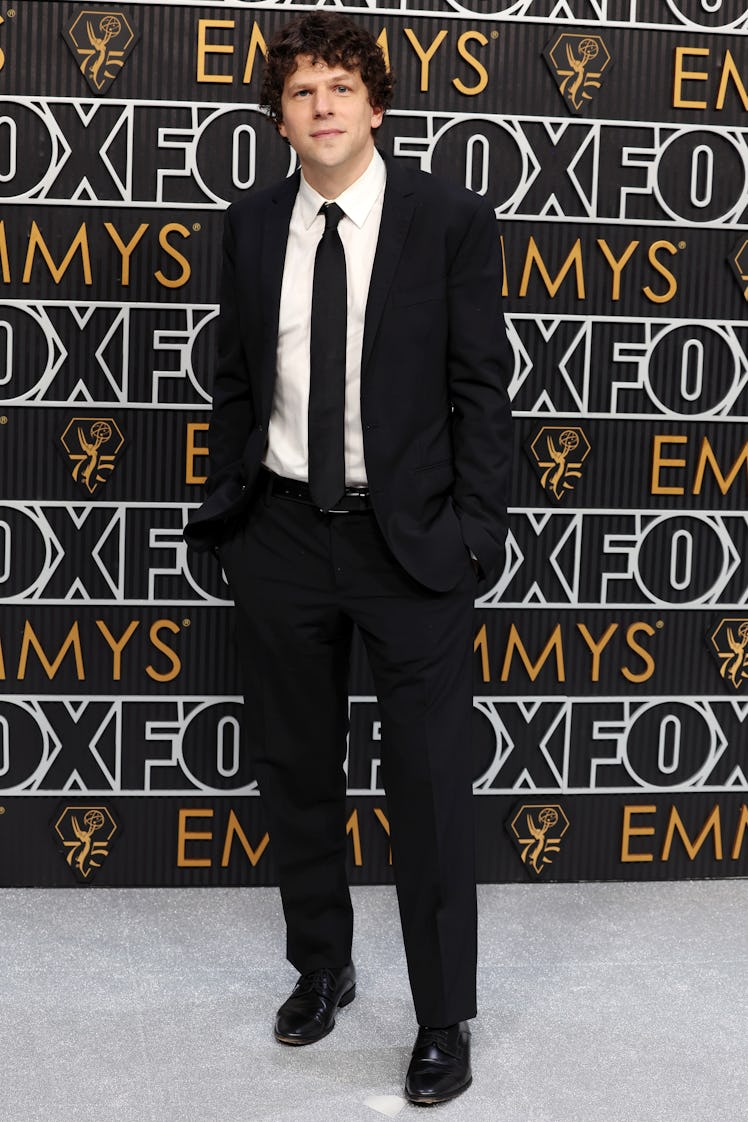 Jesse Eisenberg attends the 75th Primetime Emmy Awards 