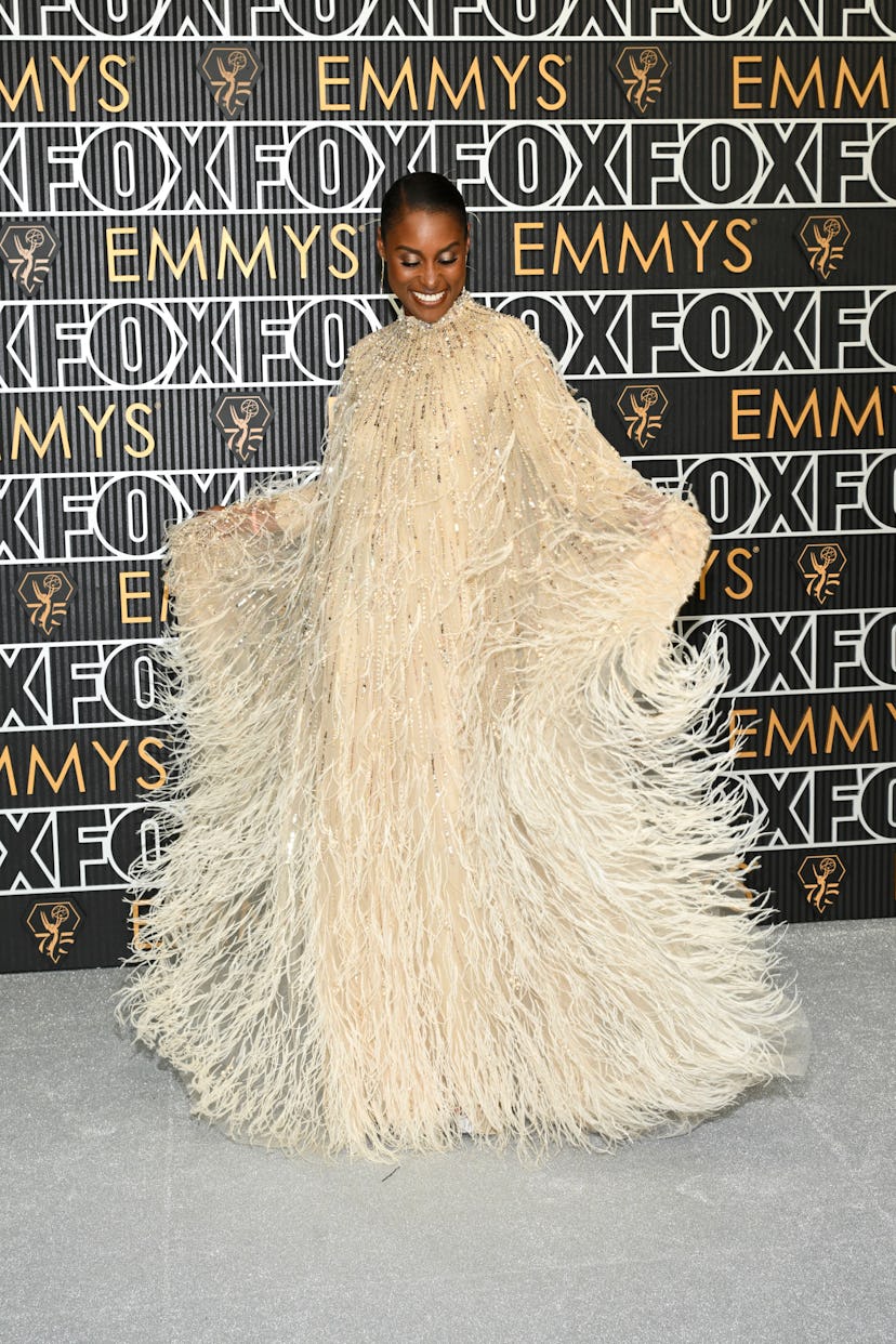 Issa Rae at the 75th Primetime Emmy Awards held at the Peacock Theater on January 15, 2024 in Los An...