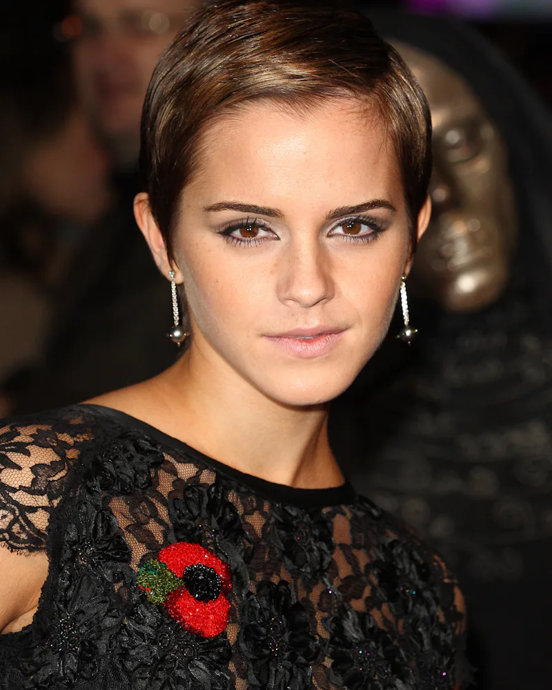 Emma Watson's Pixie Cut Is Back For 2024, But Not Without Retro Flair