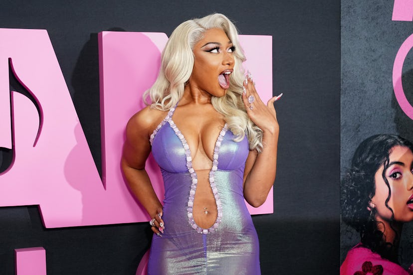 Megan Thee Stallion attends the Global Premiere of ‘Mean Girls.'