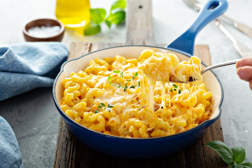 The Valentine's Day meal that Capricorns should have is mac and cheese.